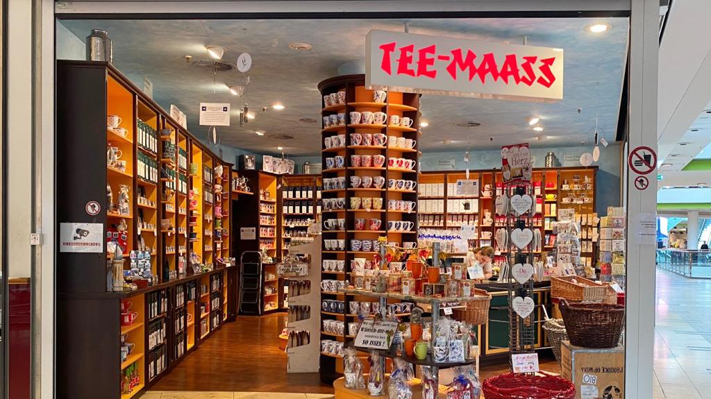 Bild des Geschäfts "Tee Maass" im Phoenix Center Harburg.