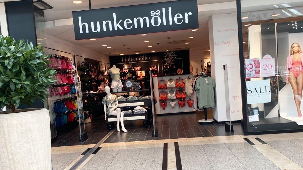 Bild des Geschäfts "Hunkemöller" im Phoenix Center Hamburg-Harburg.