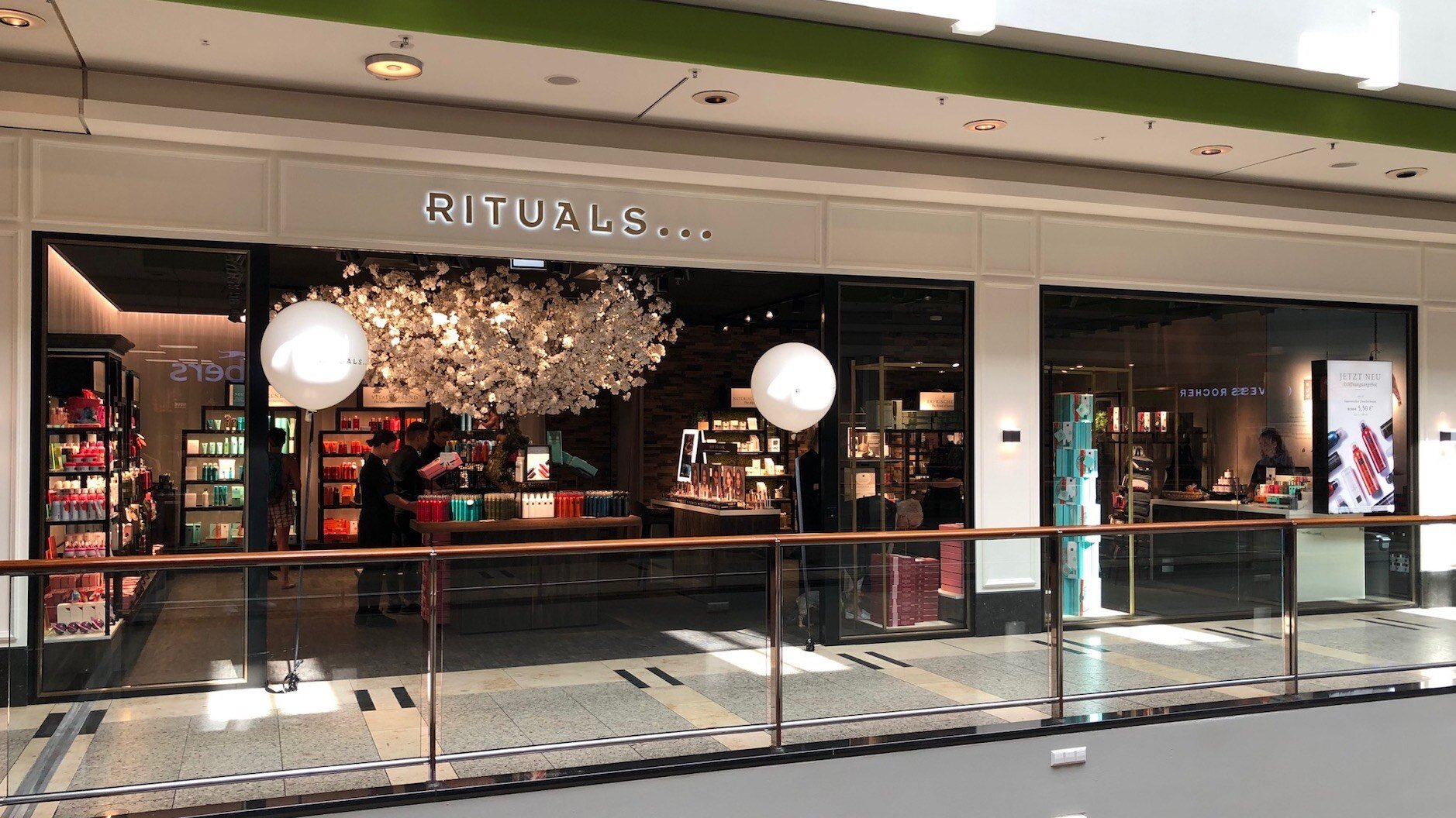 Shop von Rituals im Phoenix Center Harburg.